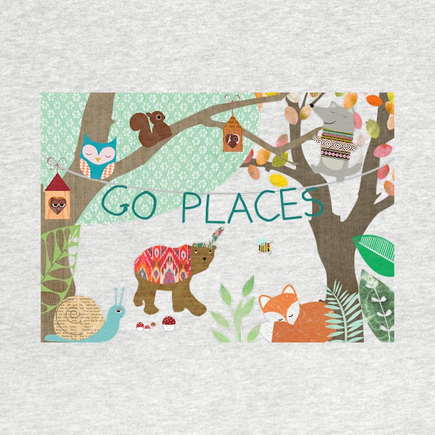 Go Places Collage by GreenNest